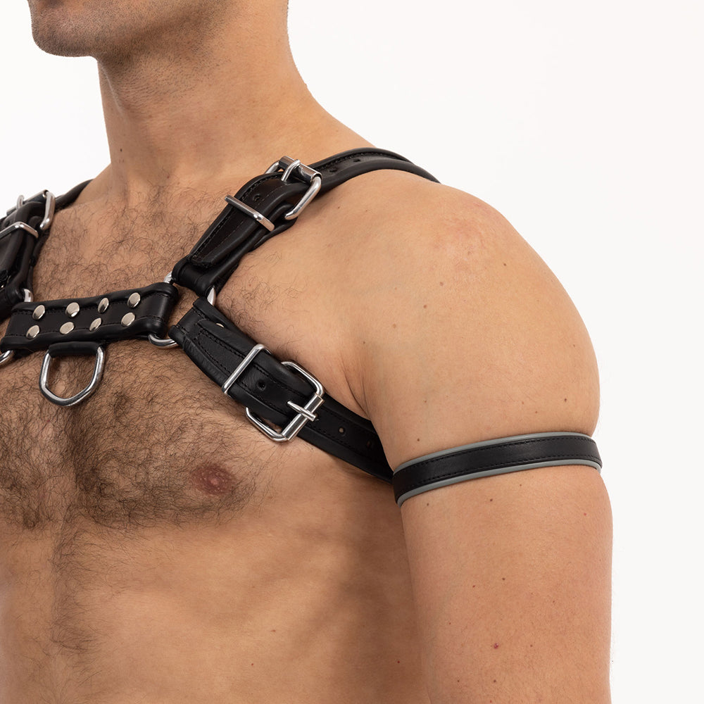 Prowler Red Bicep Band - Grey